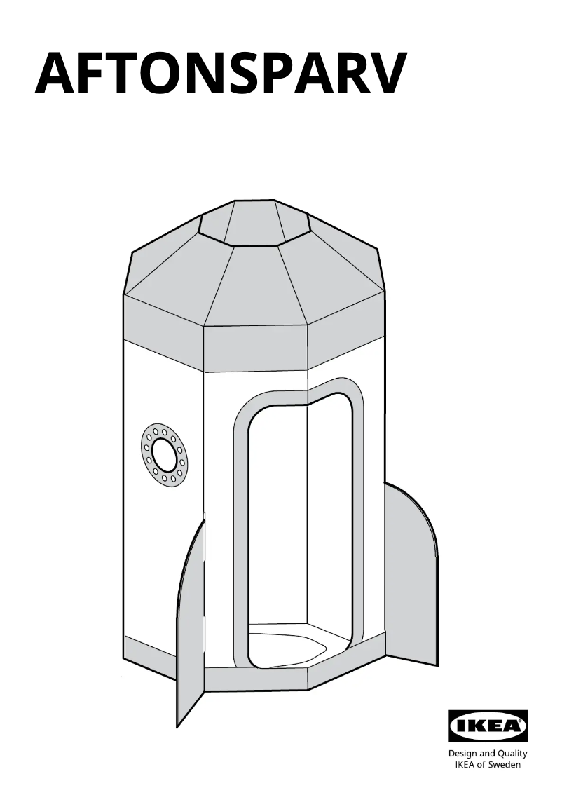 Page 1 de la notice Manuel utilisateur Ikea AFTONSPARV 805.564.63