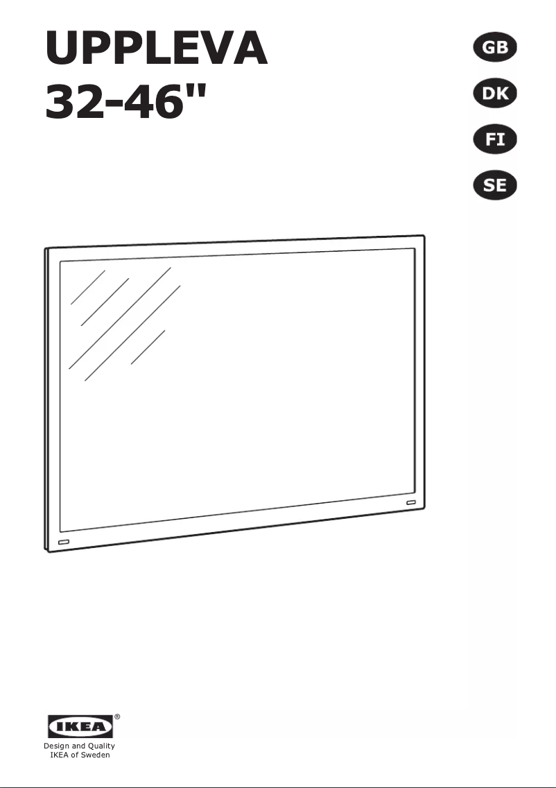 Página 1 del manual Manual de usuario Ikea UPPLEVA 32
