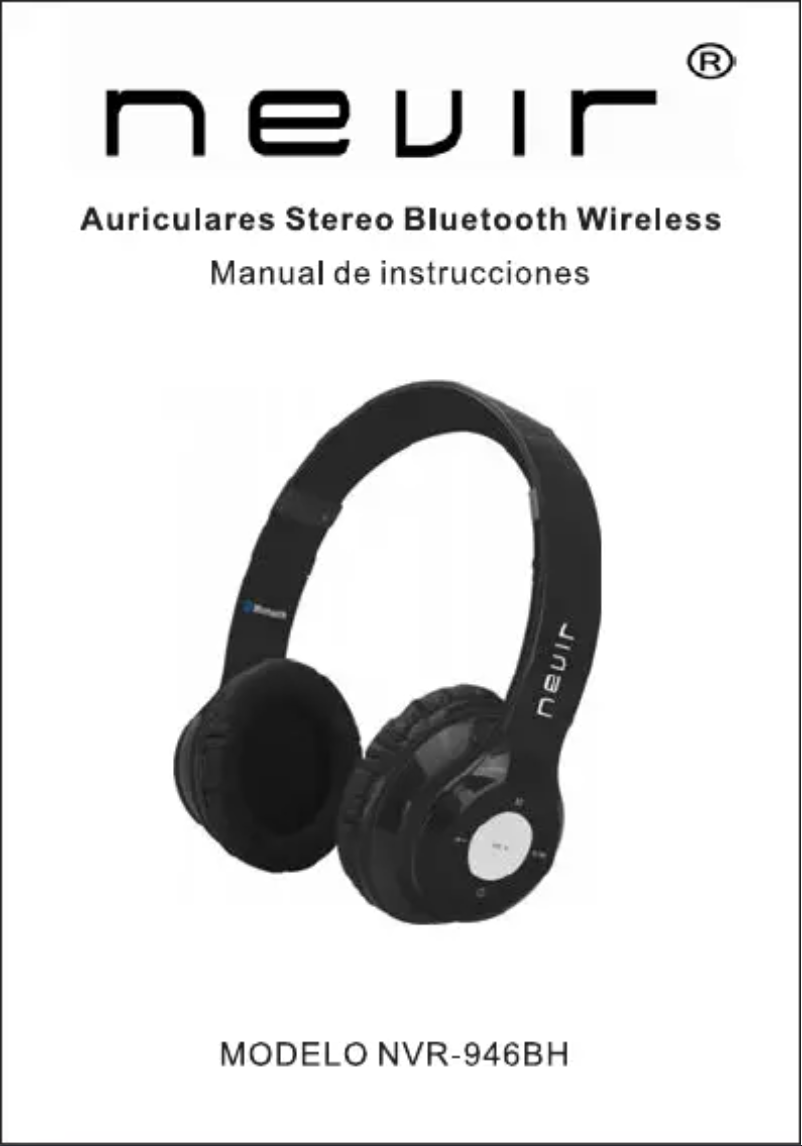 Image de la première page du manuel de l'appareil NVR-946BH