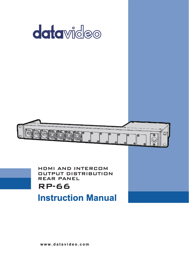 Image de la première page du manuel de l'appareil RP-66