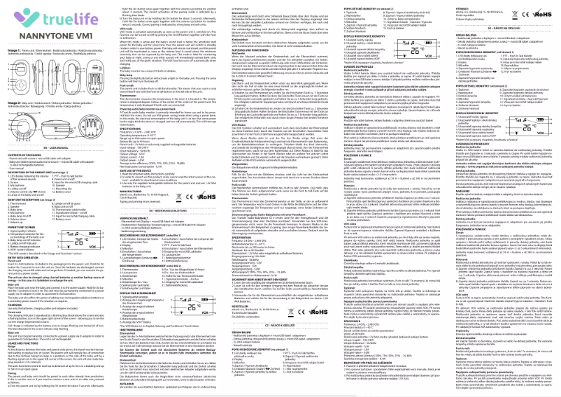 Page 1 de la notice Manuel utilisateur TrueLife NannyTone VM1