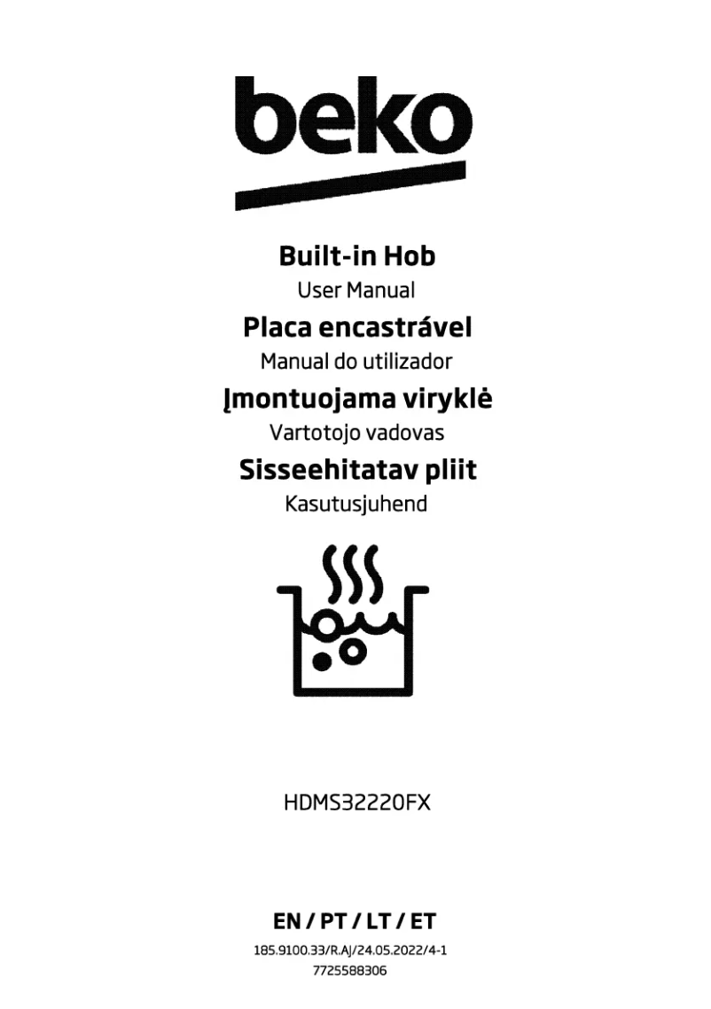 Image de la première page du manuel de l'appareil HDMS32220FX