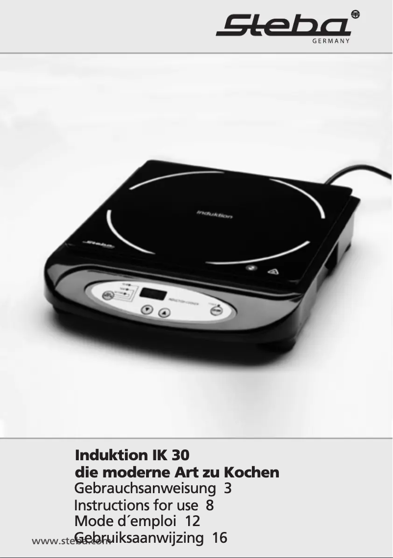 Image de la première page du manuel de l'appareil IK 30