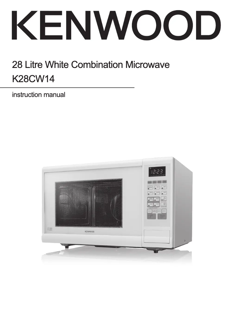 Image de la première page du manuel de l'appareil K28CW14