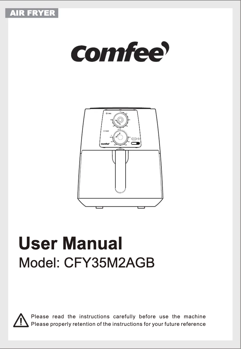 Page n°1 - Manuel utilisateur Comfee CFY35M2AGB