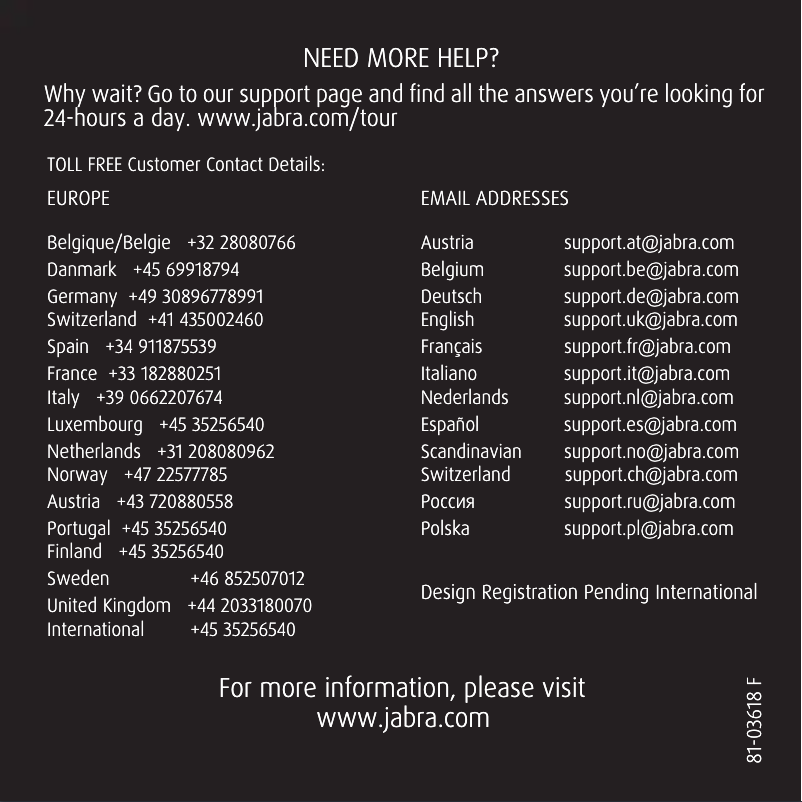 Imagen de la primera página del manual del dispositivo Tour