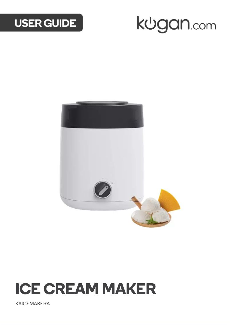 Image de la première page du manuel de l'appareil KAICEMAKERA