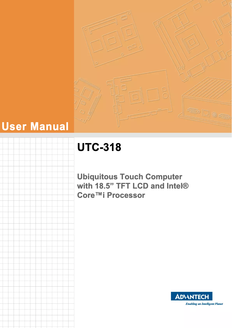 Image de la première page du manuel de l'appareil UTC-318