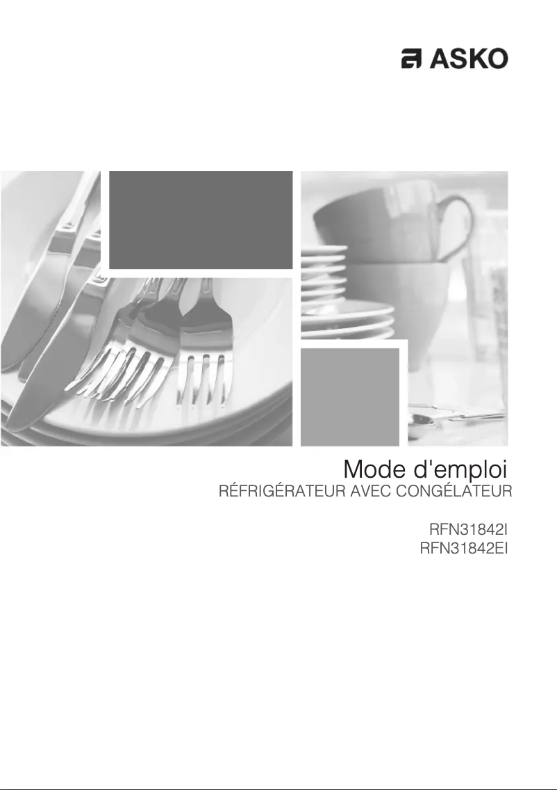 Image de la première page du manuel de l'appareil RFN31842EI