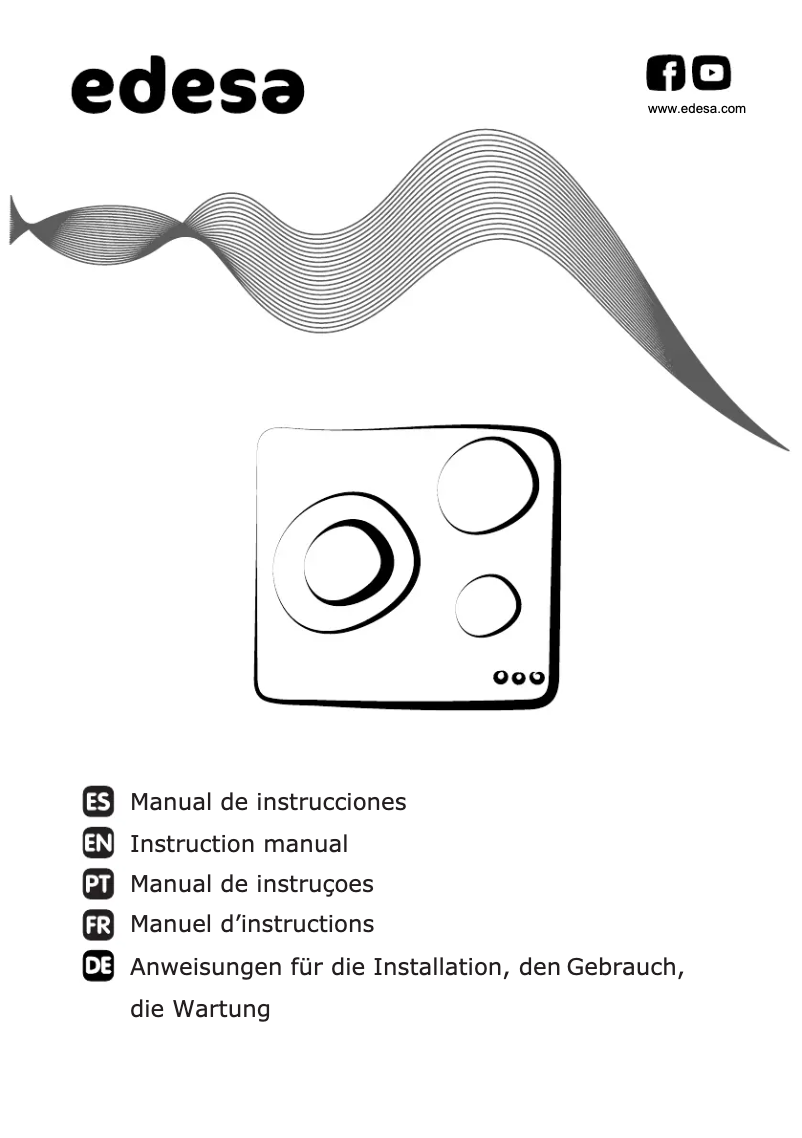 Page 1 de la notice Manuel utilisateur Edesa EVT-6422 R