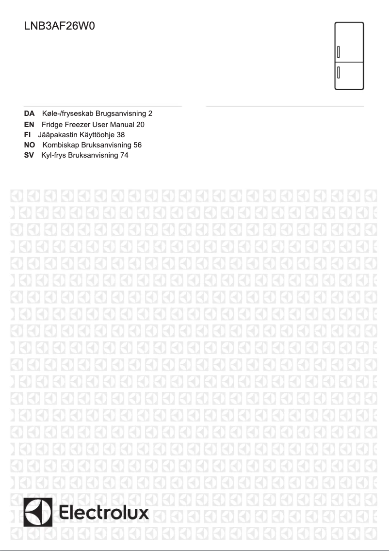 Image de la première page du manuel de l'appareil LNB3AF26W0