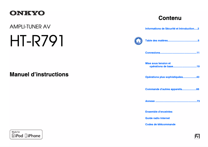 Página 1 del manual Manual de usuario Onkyo HT-S7500