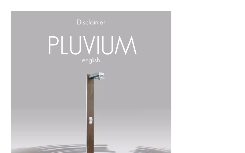 Page n°1 - Manuel utilisateur AstralPool Pluvium