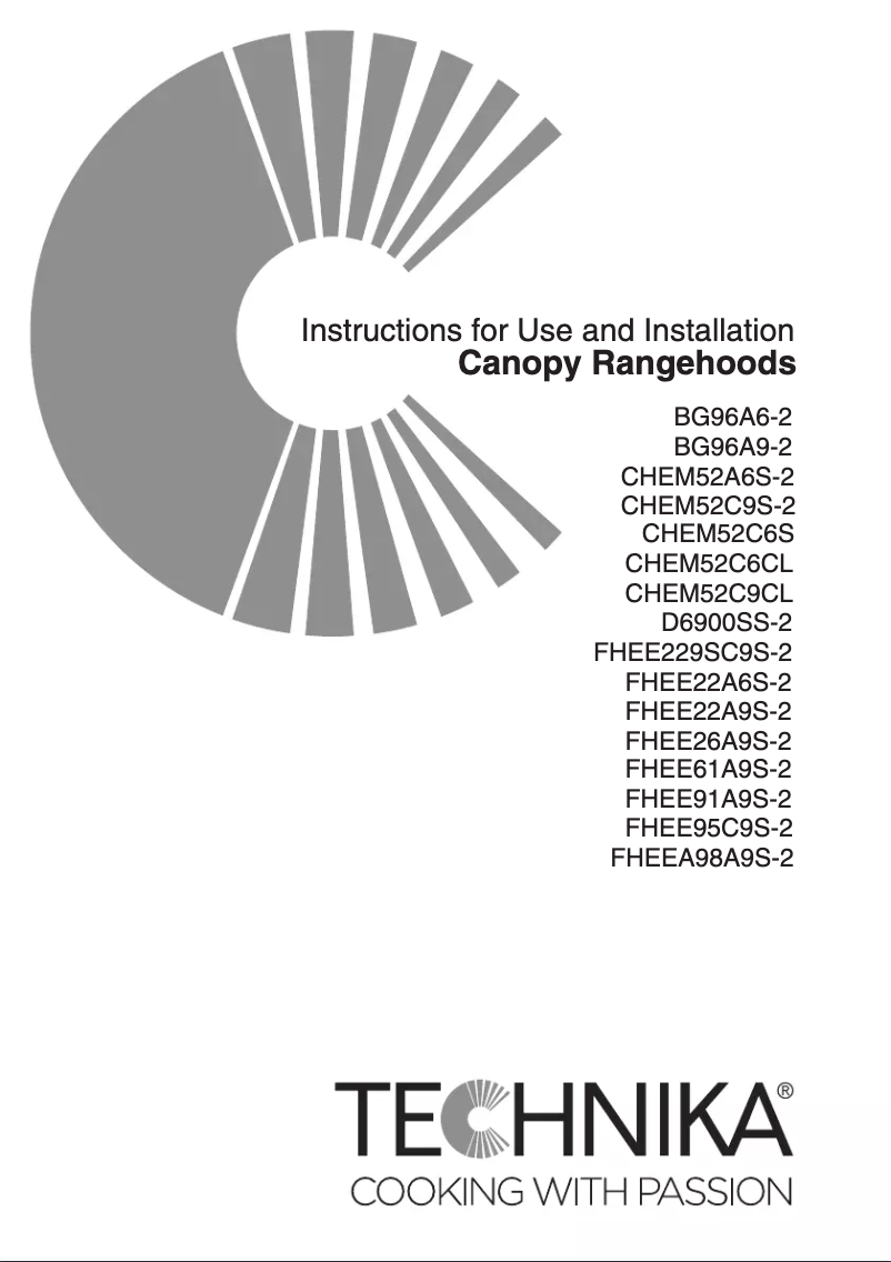 Page 1 de la notice Manuel utilisateur Technika CHEM52A6S-2