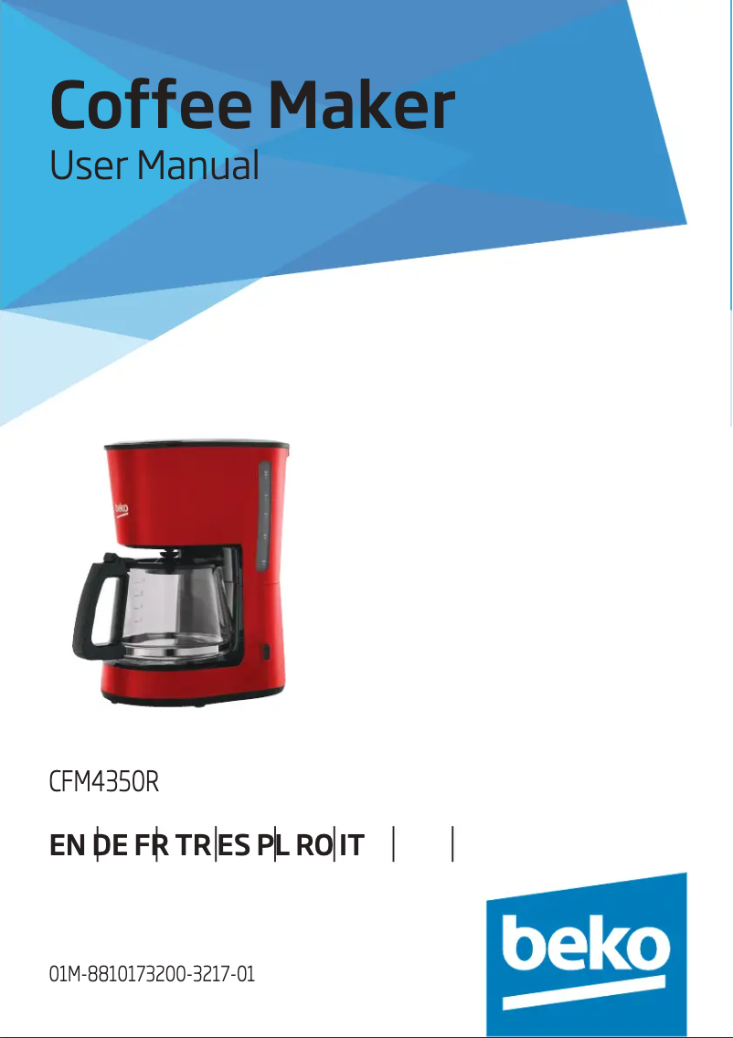 Page n°1 - Manuel utilisateur Beko CFM4350R
