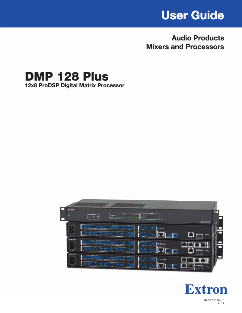 Image de la première page du manuel de l'appareil DMP 128 Plus C AT