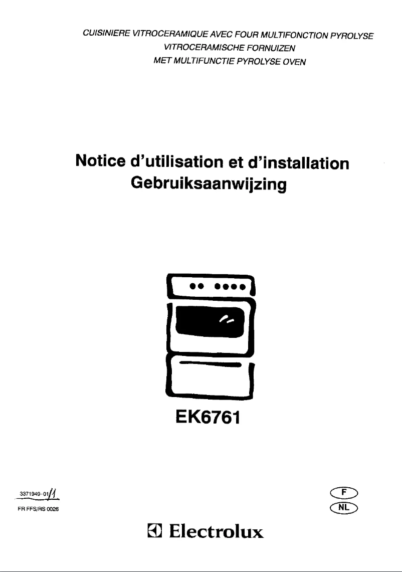 Image de la première page du manuel de l'appareil EK 6761 w