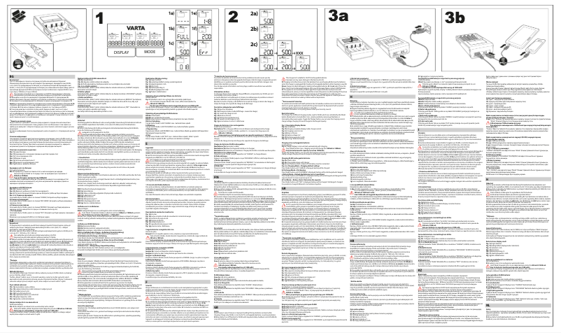 Image de la première page du manuel de l'appareil LCD Dual Tech Charger 57676