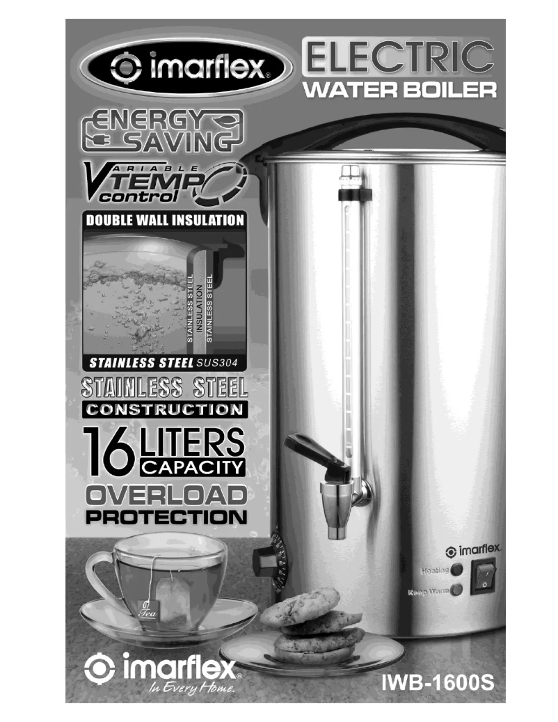 Imagen de la primera página del manual del dispositivo IWB-1600S