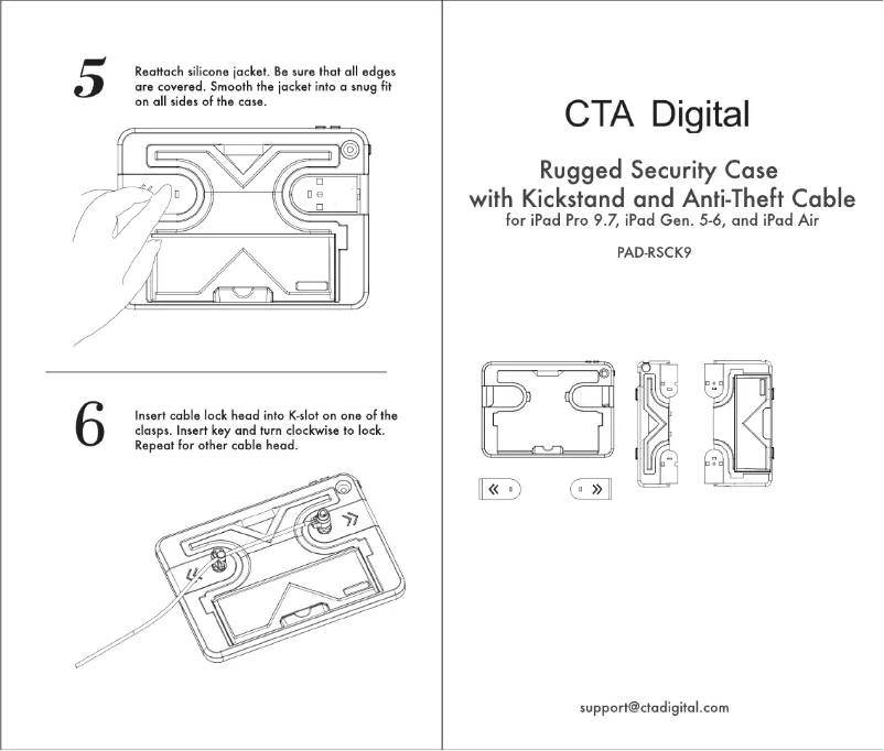 Image de la première page du manuel de l'appareil PAD-RSCK9