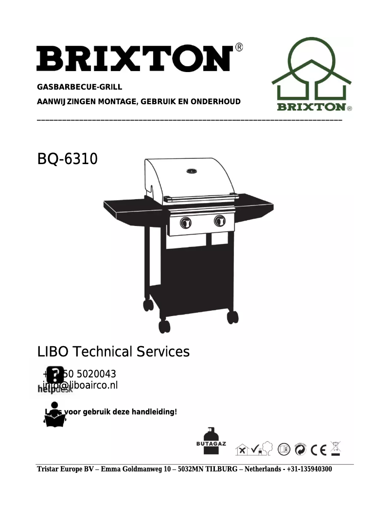 Página 1 del manual Manual de usuario Brixton BQ-6310F