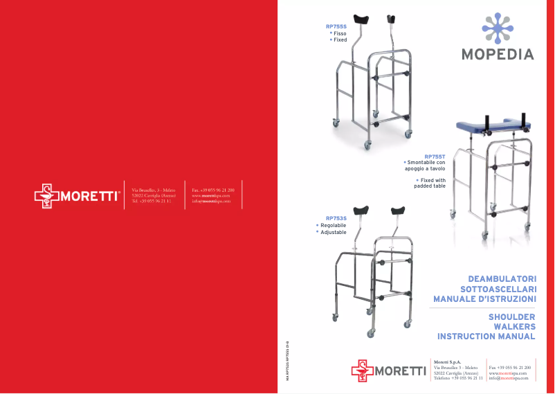 Image de la première page du manuel de l'appareil RP755S