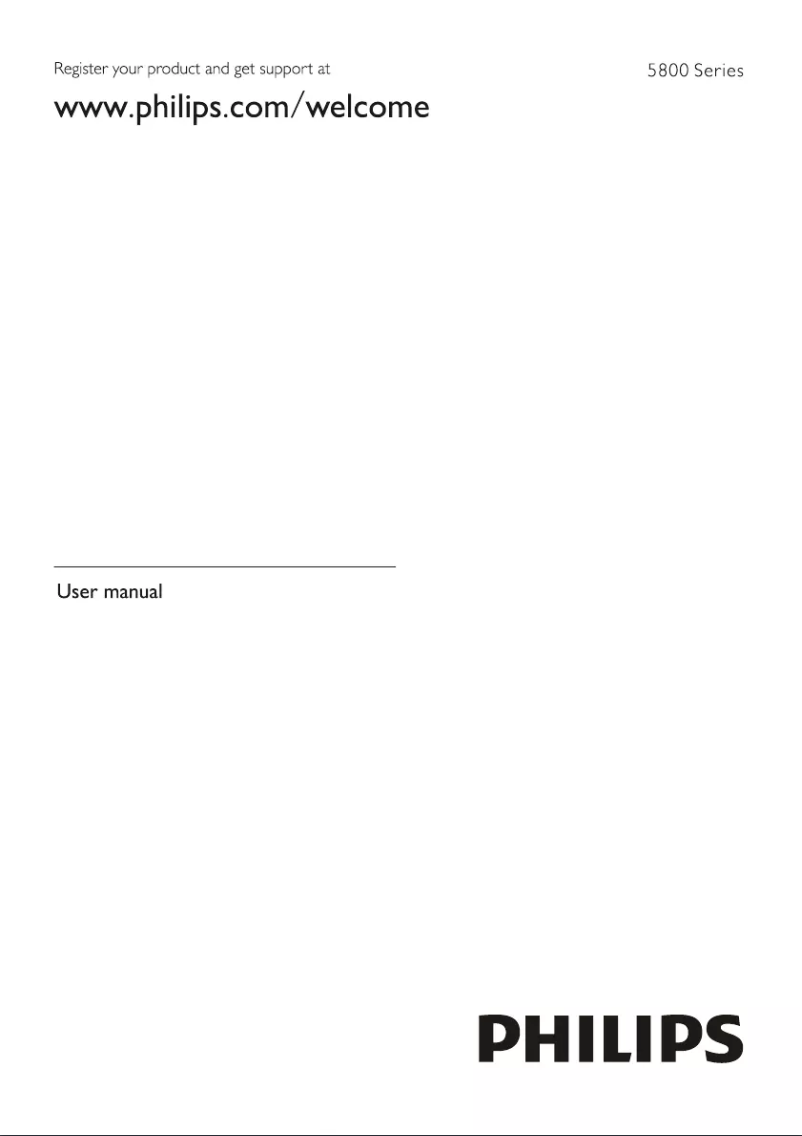 Page n°1 - Manuel utilisateur Philips 32PHT5853
