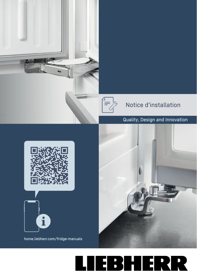 Page 1 de la notice Guide d'installation Liebherr ISKG5Z1EA3