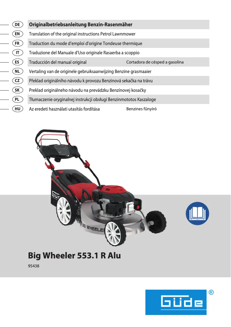 Página 1 del manual Manual de usuario Güde BIG WHEELER 553.1 R ALU