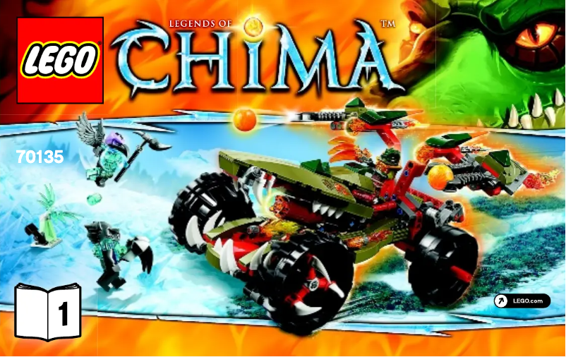 Page n°1 - Manuel utilisateur Lego Chima 70135