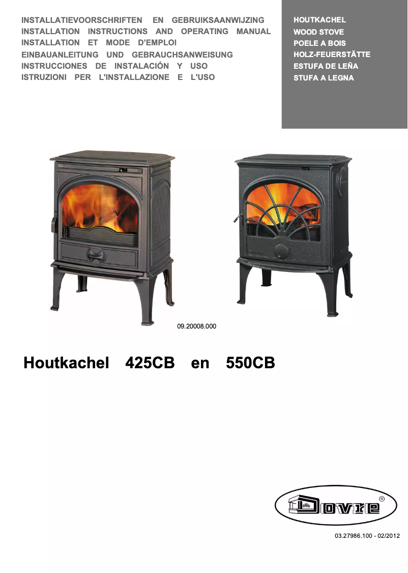 Image de la première page du manuel de l'appareil 550CB