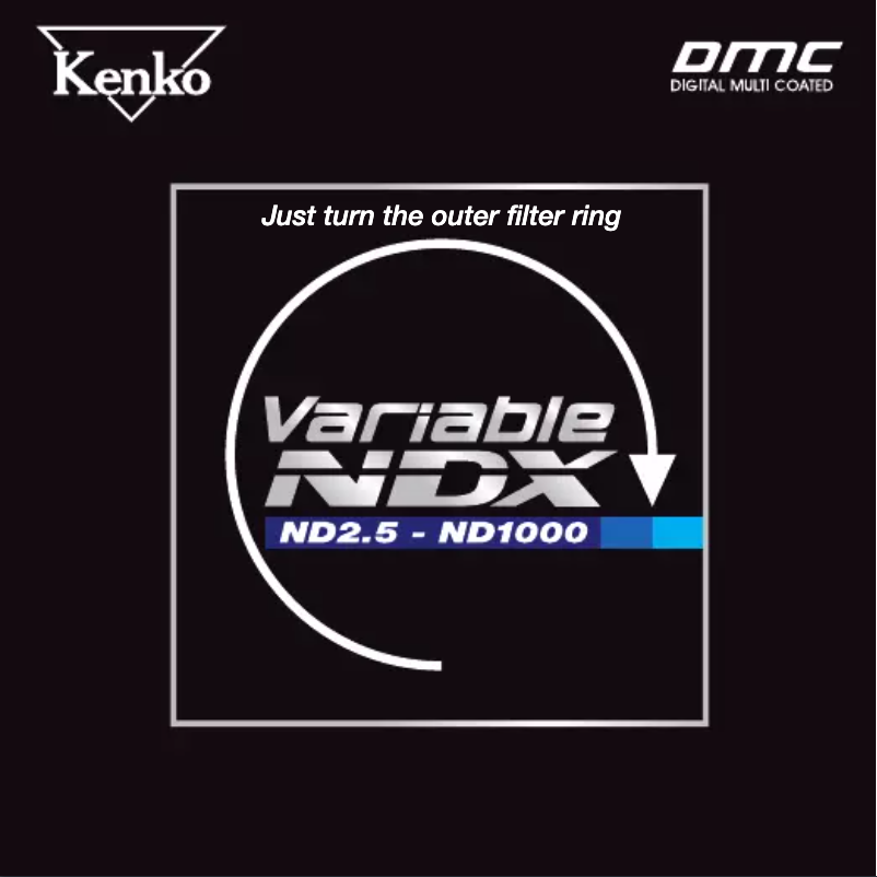 Page n°1 - Manuel utilisateur Kenko Variable NDX Filter 82mm