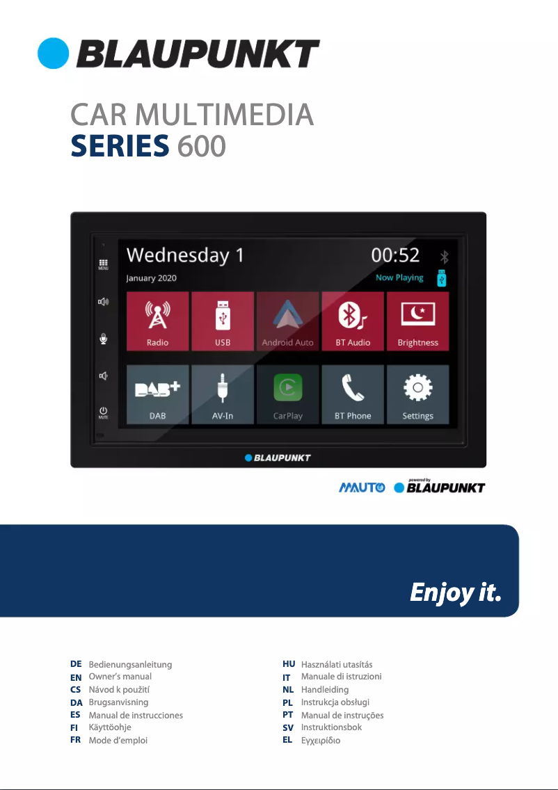 Página 1 del manual Manual de usuario Blaupunkt Oslo 600 DAB