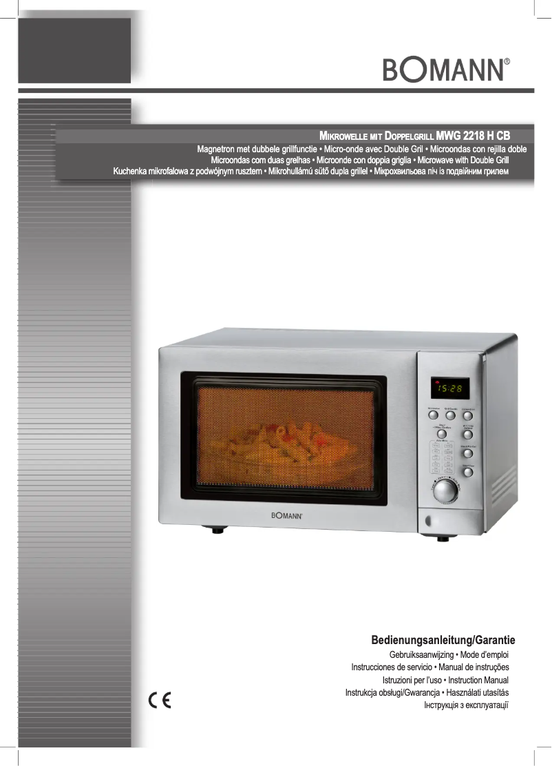 Page n°1 - Manuel utilisateur Bomann MWG 2218 H CB