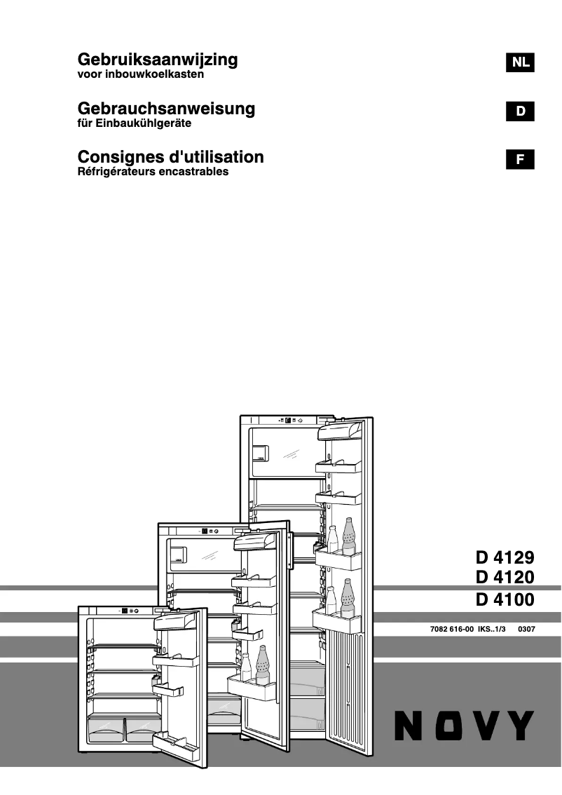 Image de la première page du manuel de l'appareil D 4129