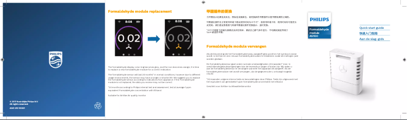Page 1 de la notice Manuel utilisateur Philips AS1100