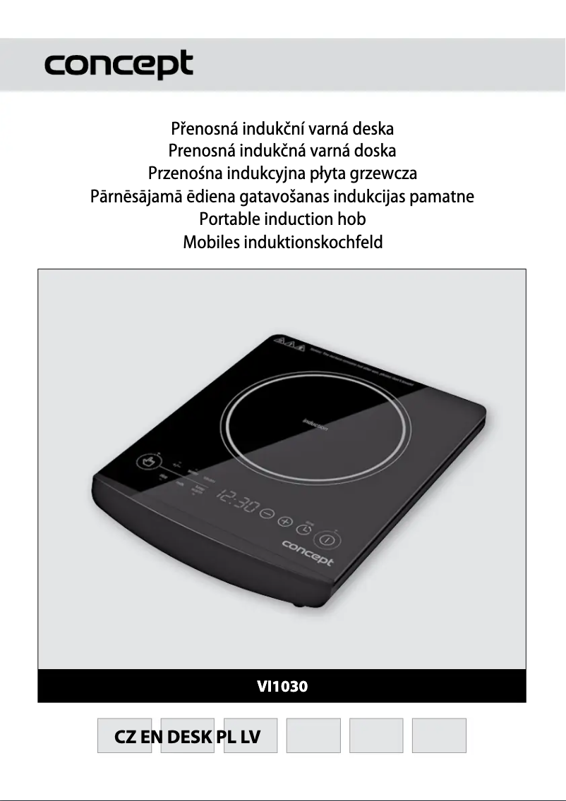 Image de la première page du manuel de l'appareil VI-1030