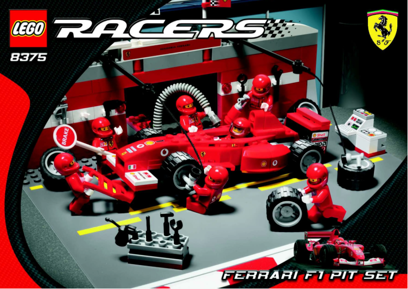 Page 1 de la notice Manuel utilisateur Lego Ferrari 8375