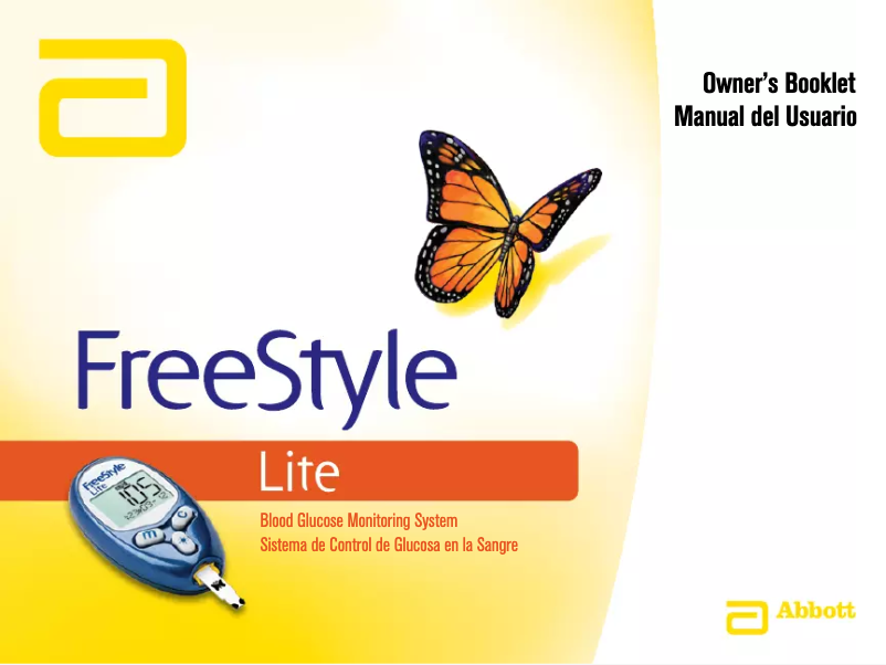 Page 1 de la notice Manuel utilisateur Abbott FreeStyle Lite