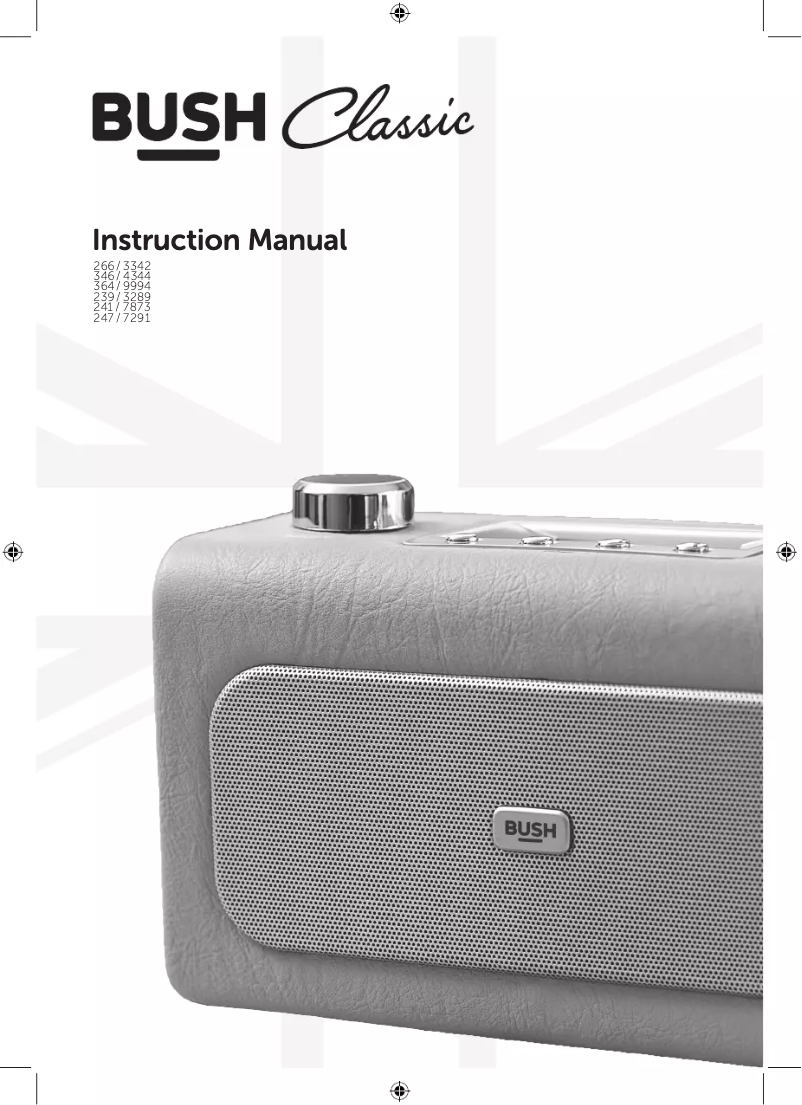Page 1 de la notice Manuel utilisateur Bush 239/3289