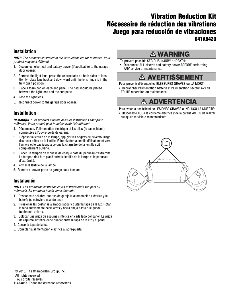 Image de la première page du manuel de l'appareil 041A8420