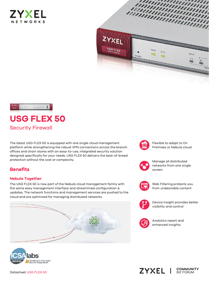 Image de la première page du manuel de l'appareil USG FLEX 50