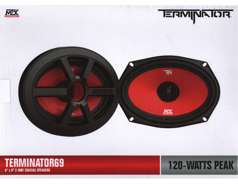 Page n°1 - Manuel utilisateur MTX Audio Terminator 69