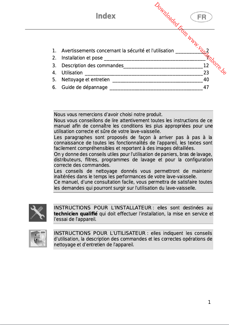 Image de la première page du manuel de l'appareil ST3326LNL