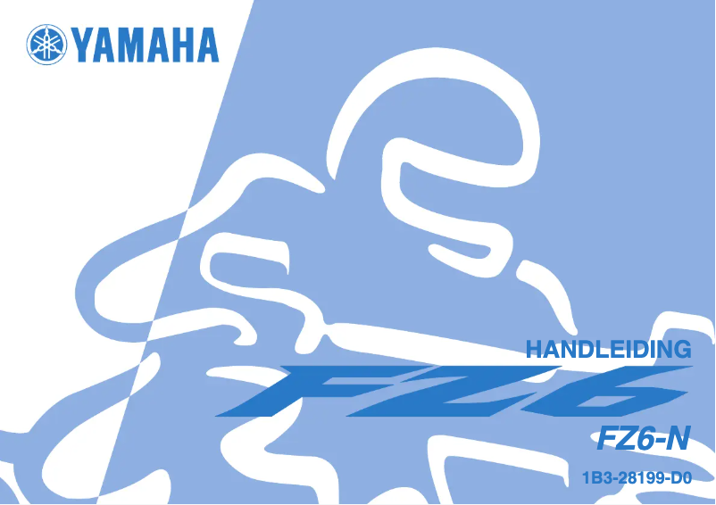 Page 1 of the manual User Manual Yamaha FZ6-N