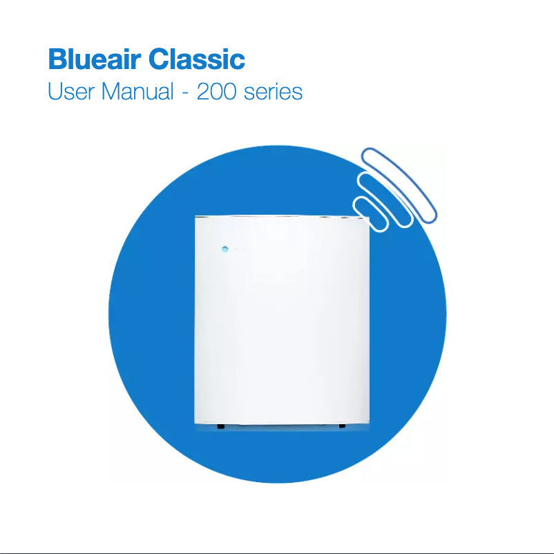 Page n°1 - Manuel utilisateur Blueair Classic 205