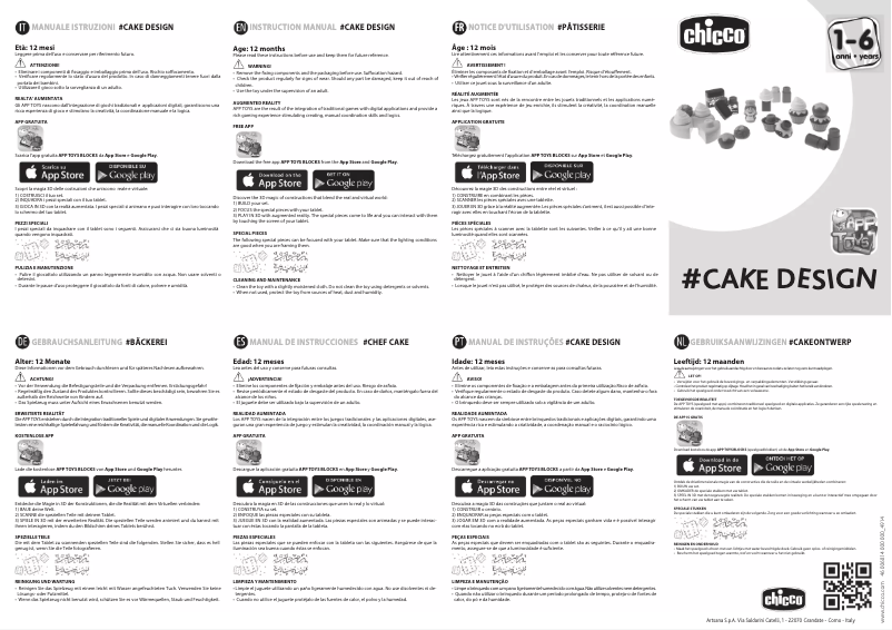 Image de la première page du manuel de l'appareil #Cake design