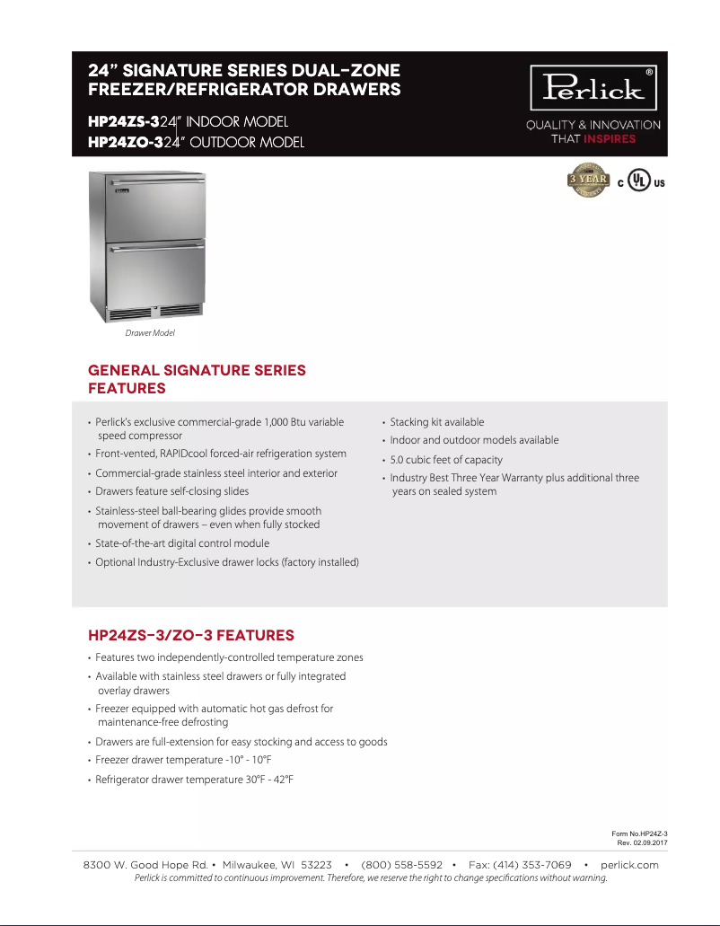 Image de la première page du manuel de l'appareil HP24ZO-3