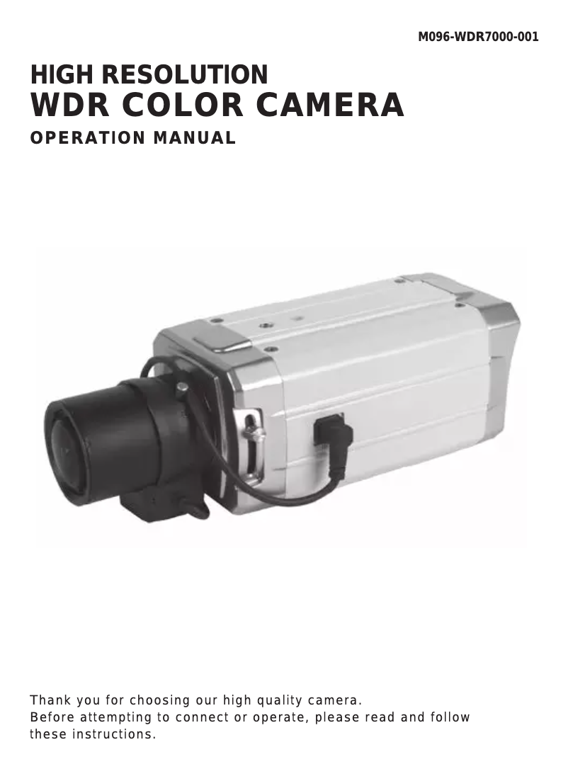 Page n°1 - Manuel utilisateur KT&C KPC-WDR7000NU