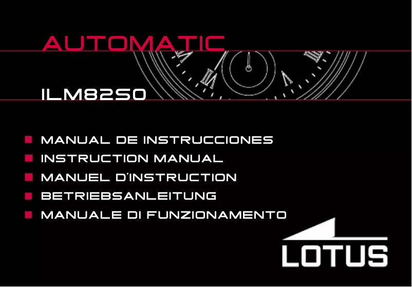 Image de la première page du manuel de l'appareil 18537